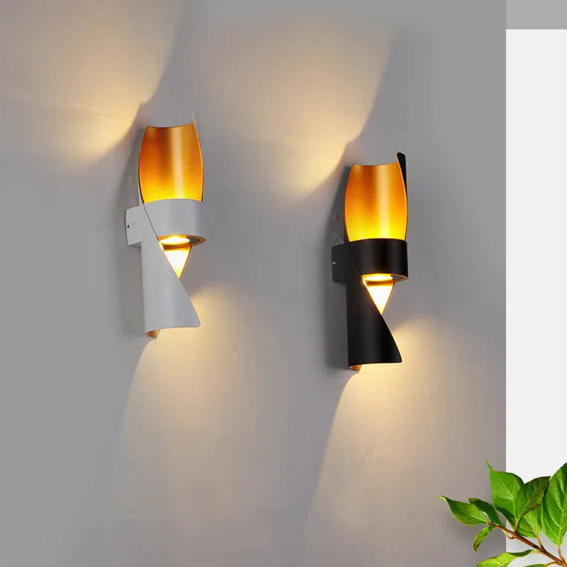 Moderne wetterfeste LED Außenlampe | Energiesparende Gartenlampe aus Aluminium | Stilvolle Außenbeleuchtung für Garten und Terrasse | 85x280mm