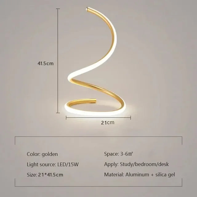 LumiFlex | Lampe à bord LED | Col flexible | Design moderne | Économe en énergie | Hauteur réglable | Parfait pour la lecture et le travail