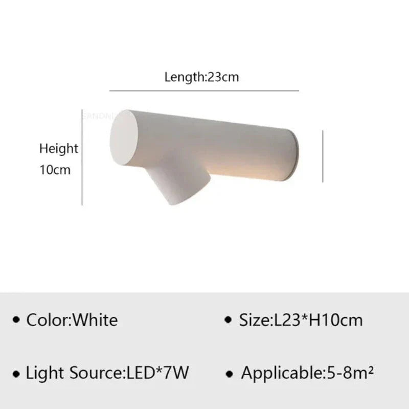 LumiVista | Nowoczesna zewnętrzna oprawa ścienna LED | Energooszczędna | Trwała konstrukcja | Zaawansowane oświetlenie | Idealna na tarasy, ścieżki i