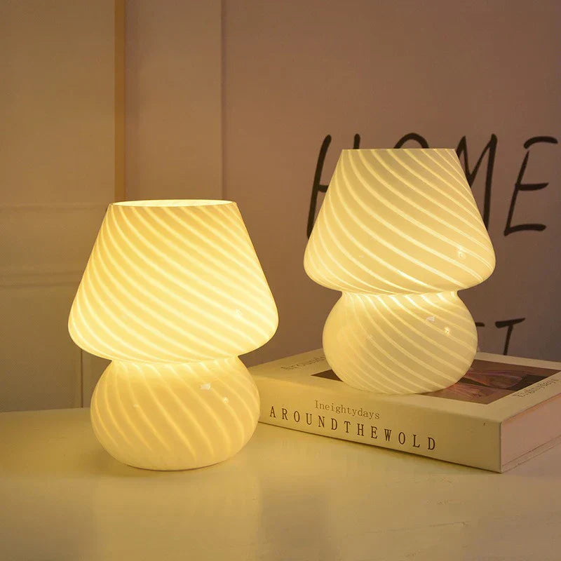 ZenGlow | Lampe en verre avec bras réglable | Design moderne | Lumière LED chaude | Idéal pour les postes de travail | Luminoir Éclairage | Matériau