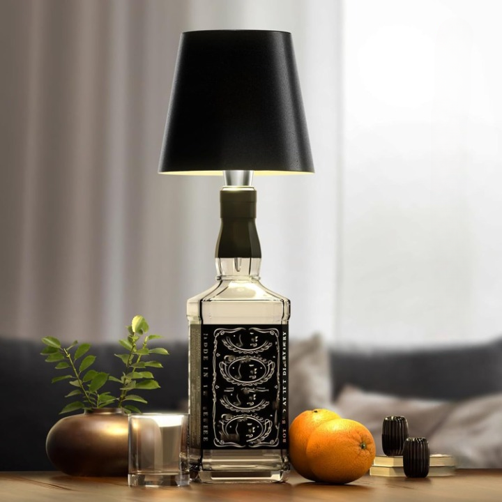Lampe à flasque | Contrôle tactile | Intensité lumineuse dimmable | Portable et rechargeable | Chargement USB | Jusqu'à 48 heures de lumière | Trois