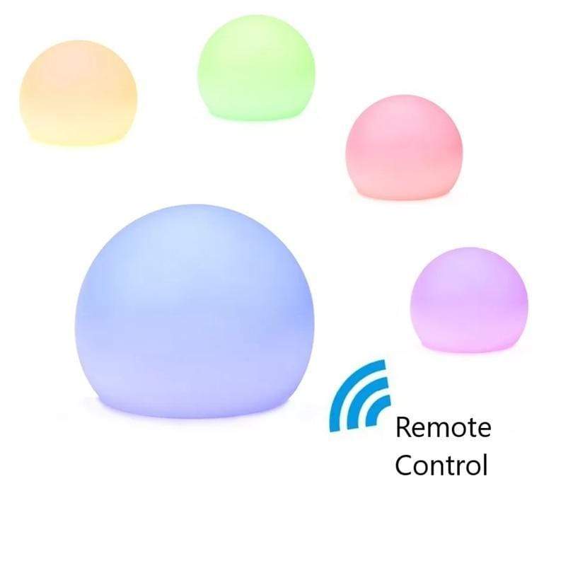 Lumières LED modernes | Télécommande | Multicolore | Diamètre 25-50 cm | Recharge USB | Portable et sûr | Pas de