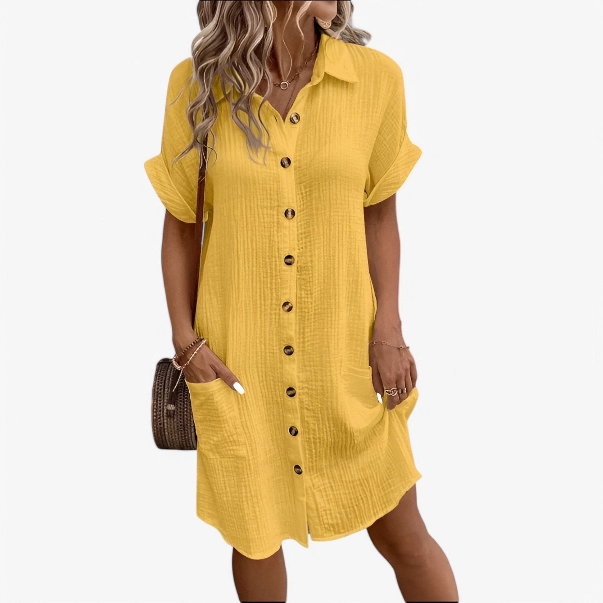 Olivia | Sommerkjole i bomuld - Let og elegant