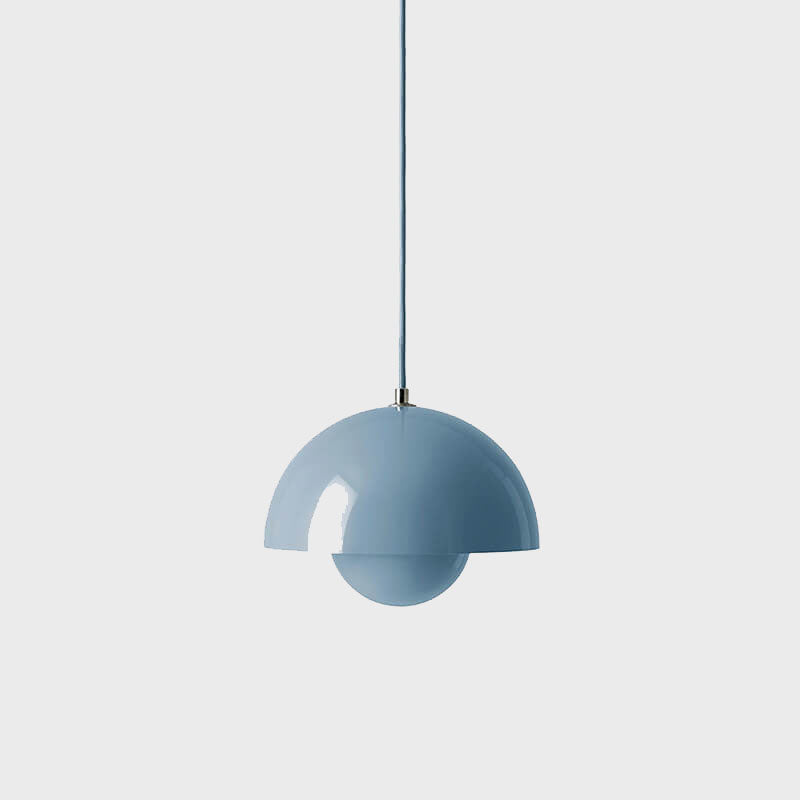 Luminoir Macaron Suspension | Éclairage Moderne | Design Demi-cercle | E27 | Métal Multicolore | Longueur Réglable 150 cm | Hauteur 16 cm | Largeur