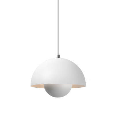 Luminoir Macaron Suspension | Éclairage Moderne | Design Demi-cercle | E27 | Métal Multicolore | Longueur Réglable 150 cm | Hauteur 16 cm | Largeur