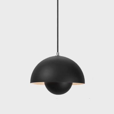 Luminoir Macaron Suspension | Éclairage Moderne | Design Demi-cercle | E27 | Métal Multicolore | Longueur Réglable 150 cm | Hauteur 16 cm | Largeur