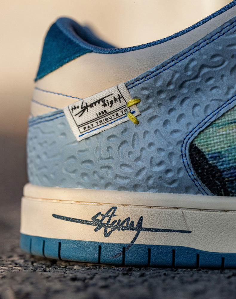 V. Gogh 'Starry Night' kunstinspirerede sneakers | Komfortabel design til daglig stil
