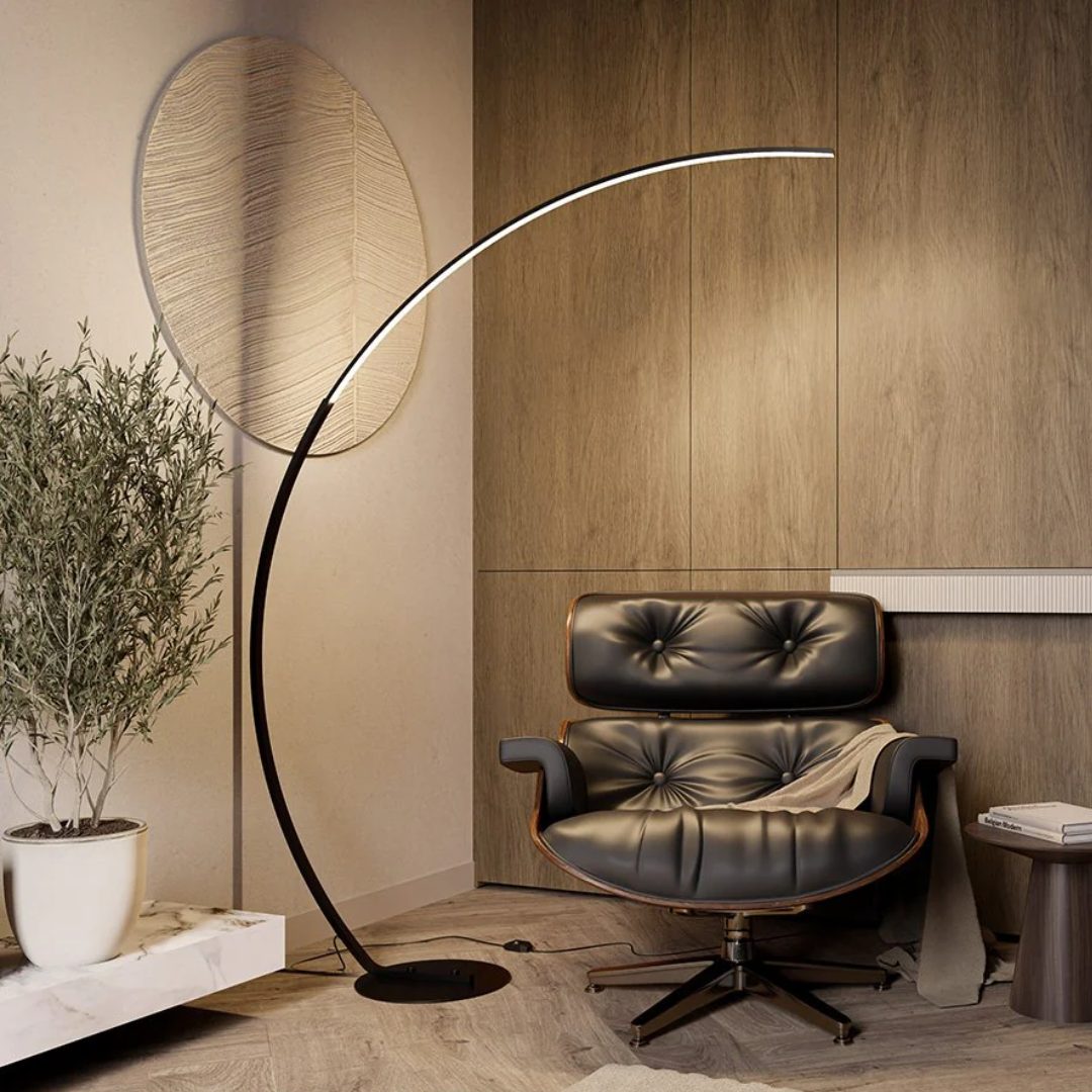 Zanteur LED | Stehlampe im modernen Design | Energiesparende Beleuchtung | Für Wohnzimmer, Schlafzimmer, Leseecke | Hohe Qualität und Haltbarkeit