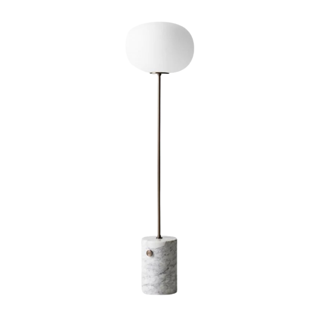 Quinova | Lampe sur pied moderne | Design élégant | Base en marbre luxueuse | Robuste et élégante | Pour salon, chambre ou bureau | Look intemporel