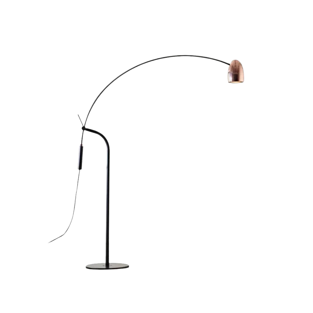 Solerio | Lampe sur pied jaune moderne | Réglable | Design élégant | Base stable | Éclairage optimal | Salon | Bureau | Coin lecture | Haute