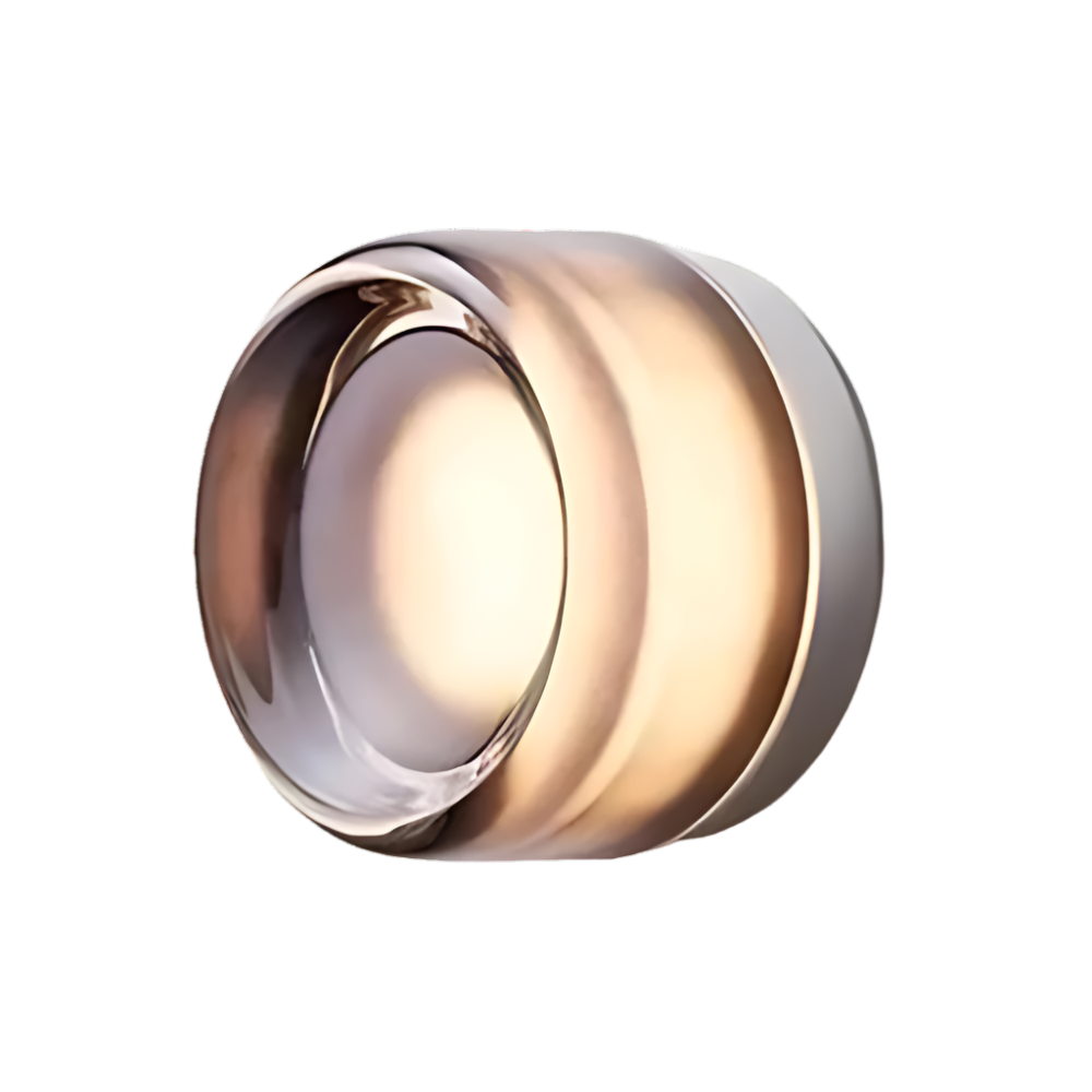 Nordisk Luminous Væglampe | Moderne Akryl Design | 3000K Varmt Hvidt LED Lys | Automatisk Sensor | Energibesparende 0,6W | Robust Aluminiumramme | Fås i Røggrå, Hvid, Amber | >50.000 Timer Brug