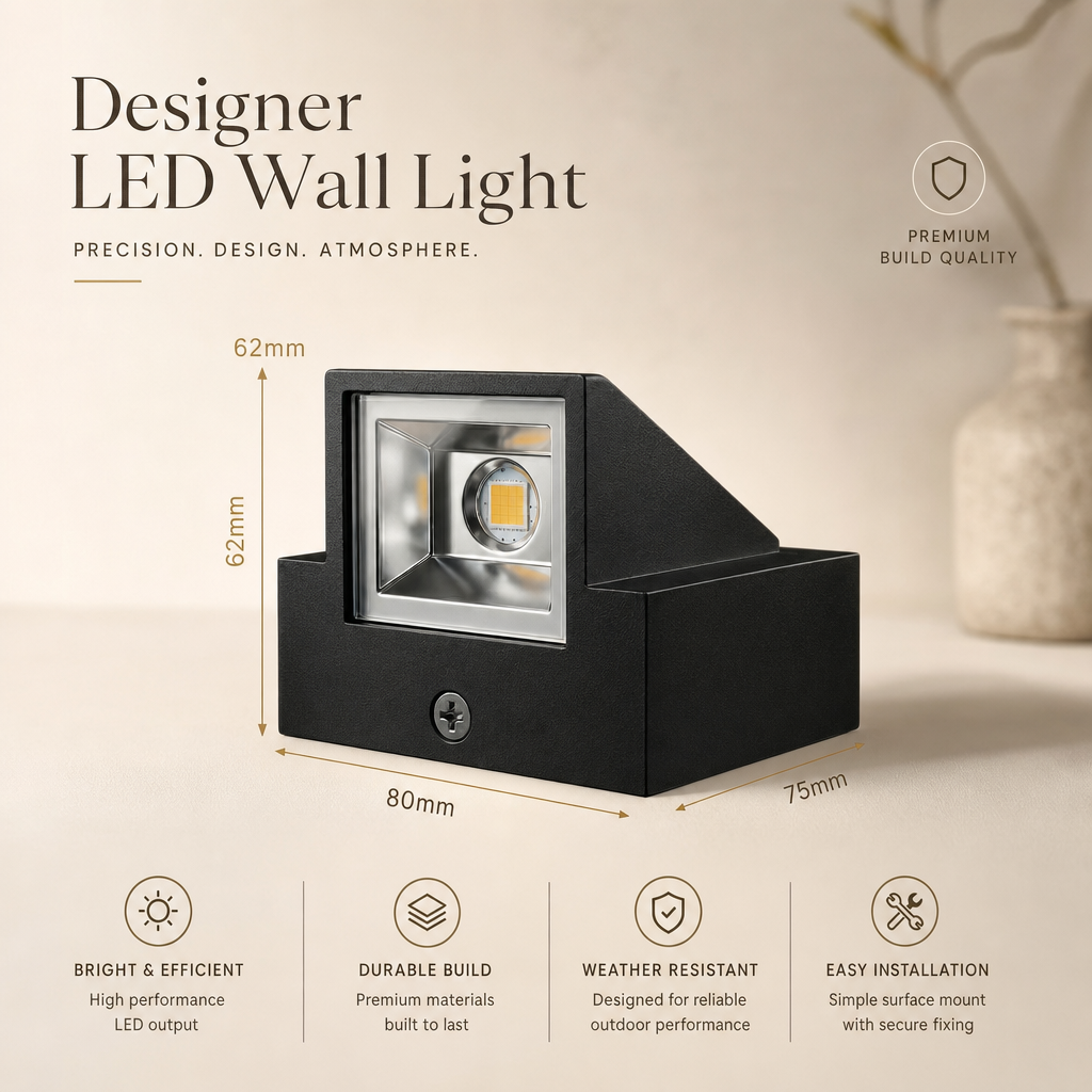 Outdoor LED Wandlamp Waterdicht IP65 Aluminium Wandlamp Schans AC110V 220V voor Balkon Tuin Veranda Decoratie Verlichting