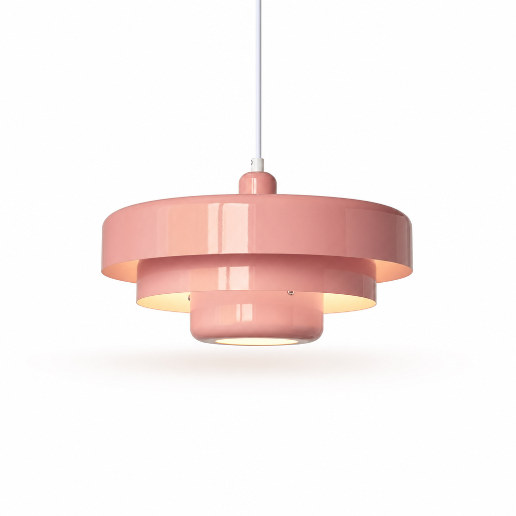 Vintage Ceiling Pendant | LED Lighting | Metal & Glass | Warm Ambiance | LumeLuxe