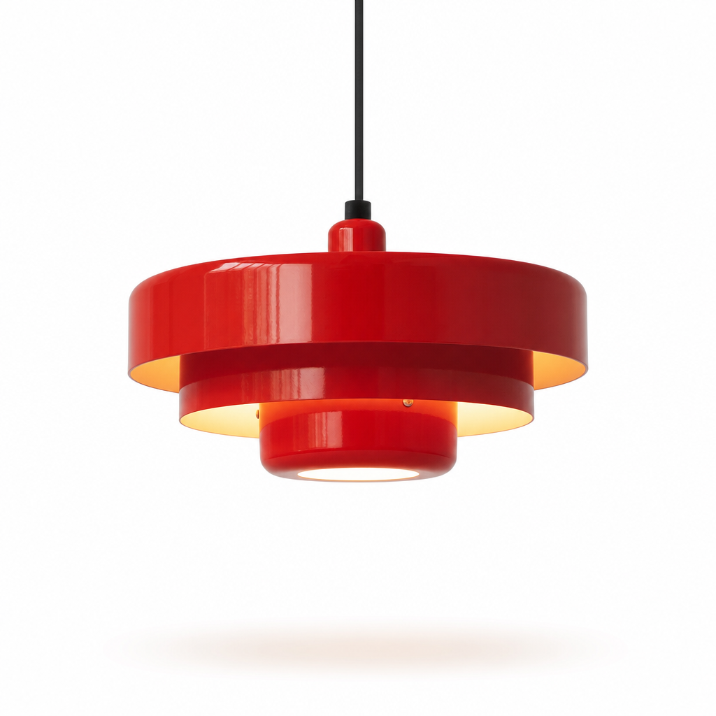 Vintage Ceiling Pendant | LED Lighting | Metal & Glass | Warm Ambiance | LumeLuxe