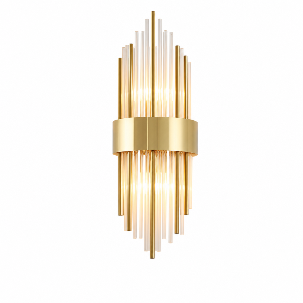 MajestyShine Luxury LED Wall Light | Elegant Crystal Design | Home & Living Décor Lighting | Royal Illumination