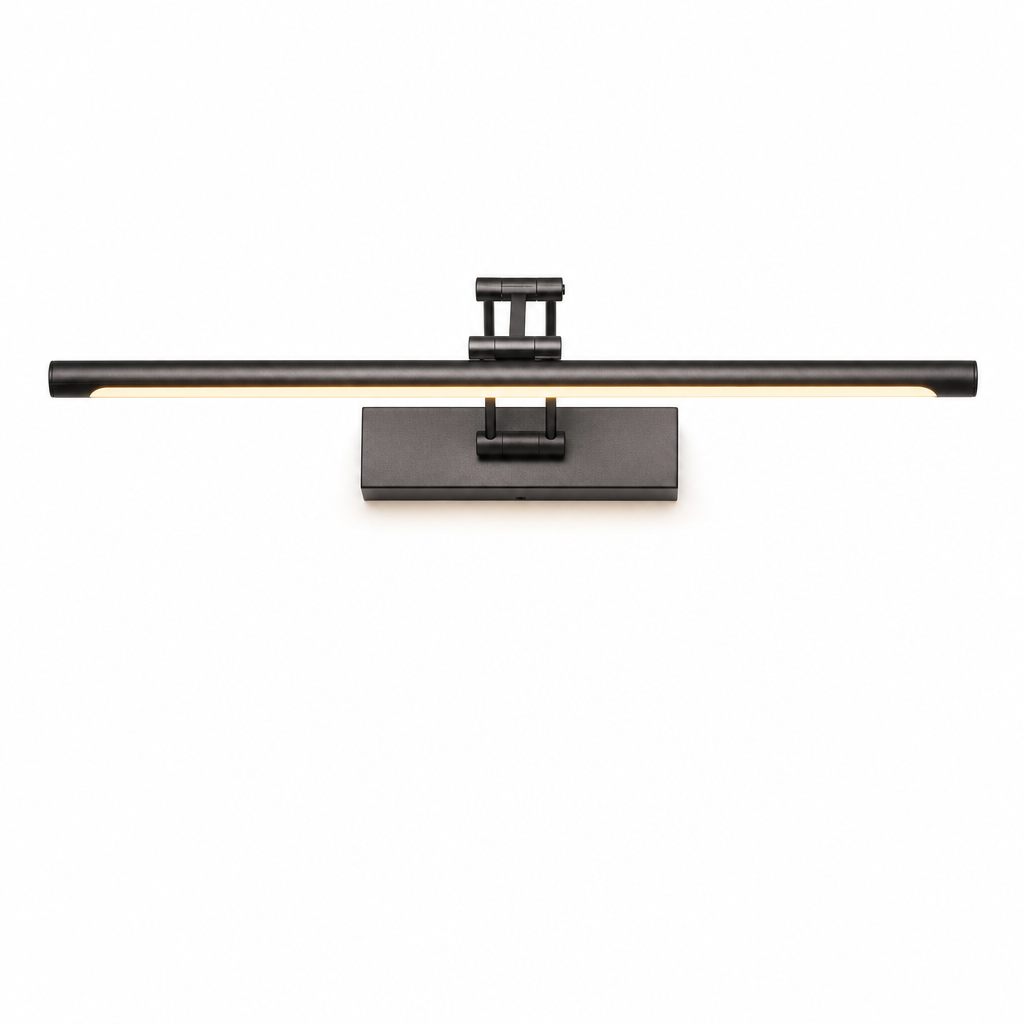 Edge Minimalistische LED Wandlamp Zwart/Wit Binnen Badkamer Metaal