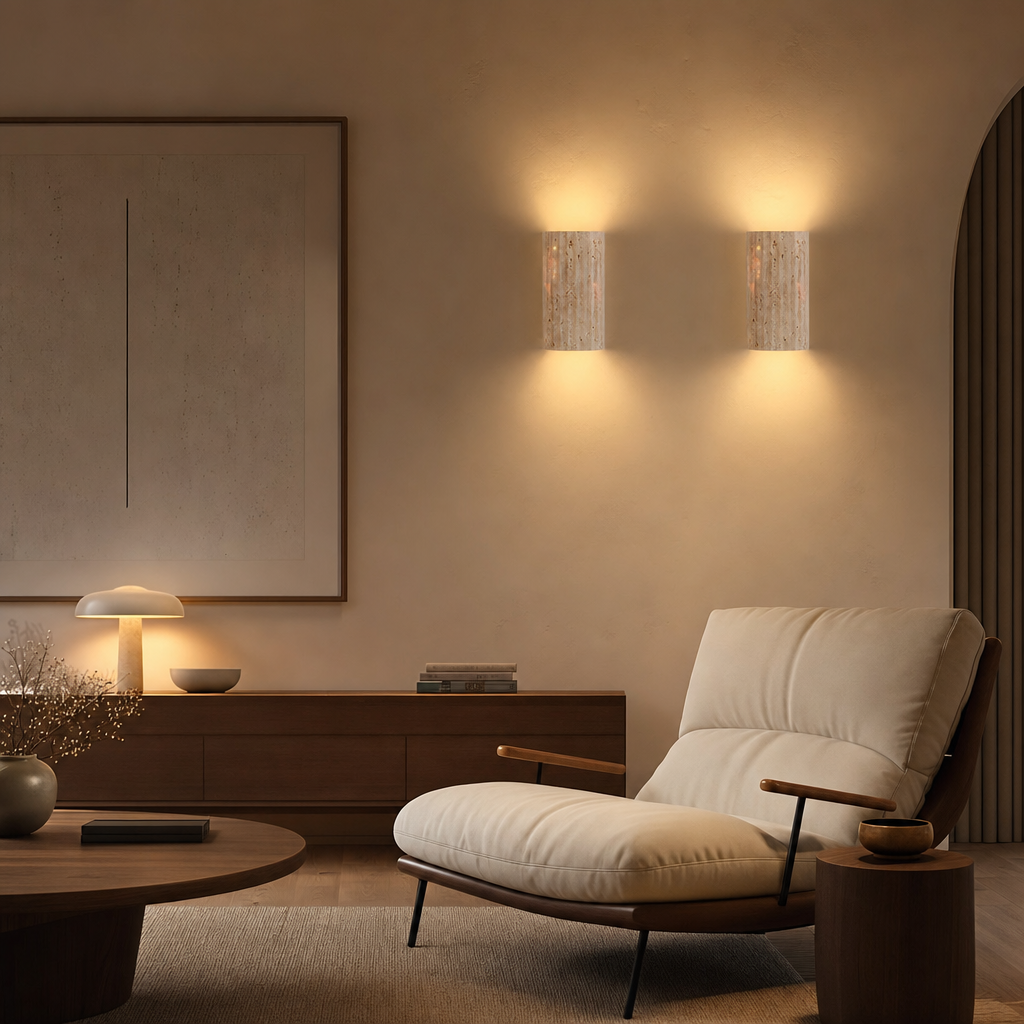 Lithos | Natuurstenen Wandlamp