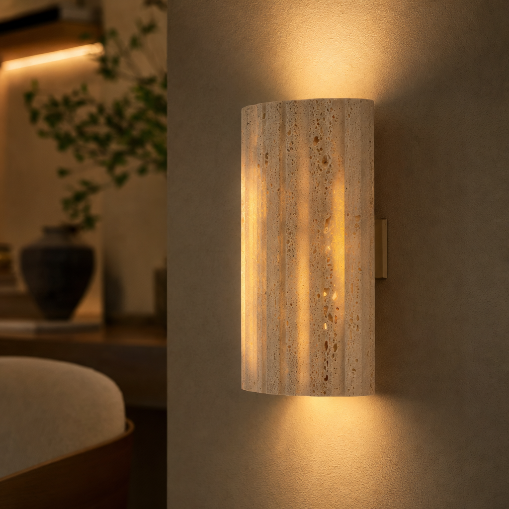 Lithos | Natuurstenen Wandlamp