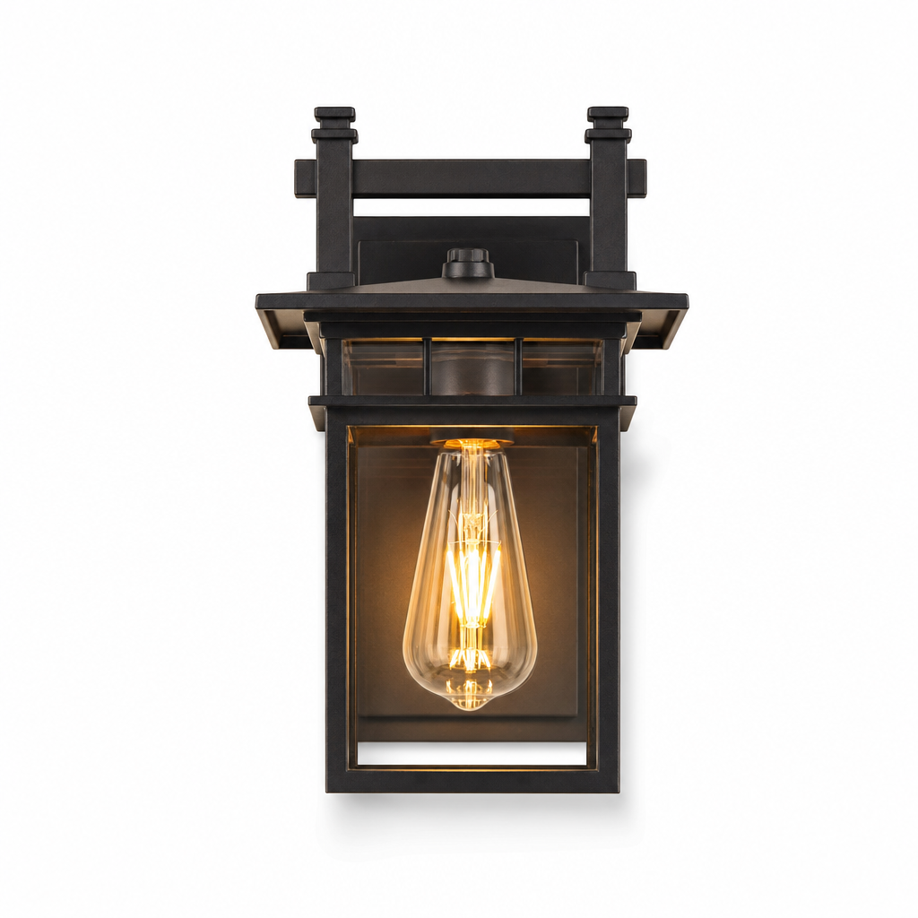 Lanterna Regola | Klassieke Buitenwandlamp – Verstelbaar – Aluminium & Glas – E27 Fitting