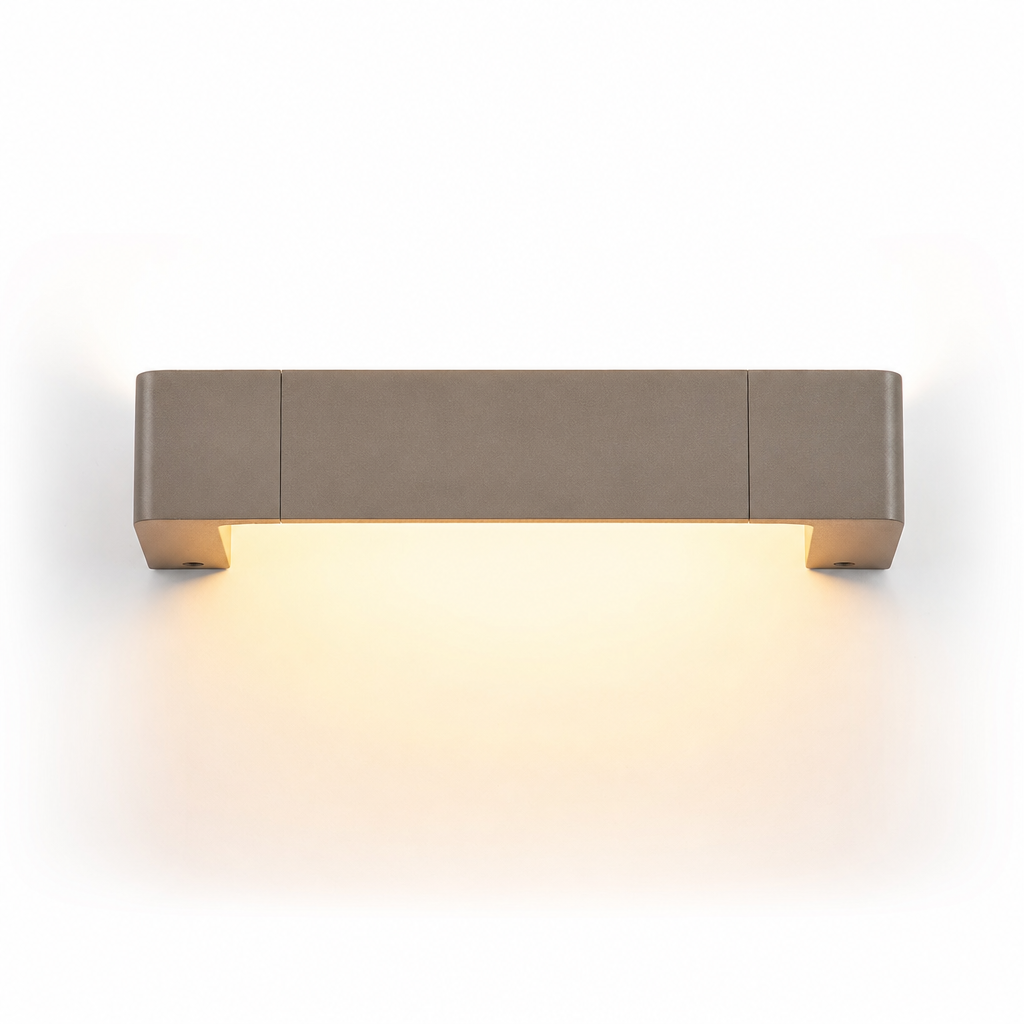 UrbanLicht | Modern LED-vägglampa | Utomhus | Snygg design | Energieffektiv | Aluminiumkonstruktion | Trädgård, terrass, entré | Väderbeständig | 6W LED | 85-265V