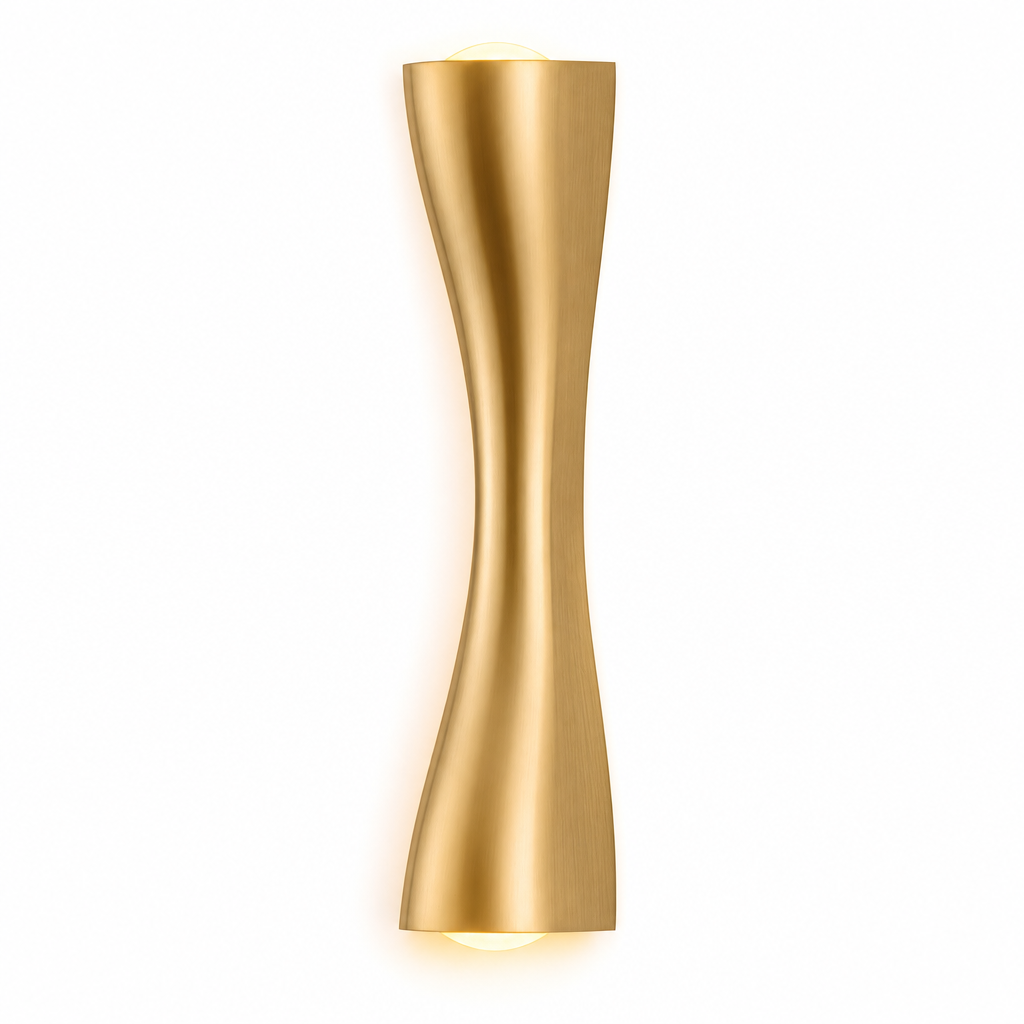 LumiBriljant LED-væglampe | Moderne metalfinish | Dobbelt lysretning | Elegant design | Energieffektiv | Mål 15x10x5 cm | Elektrolytisk metal
