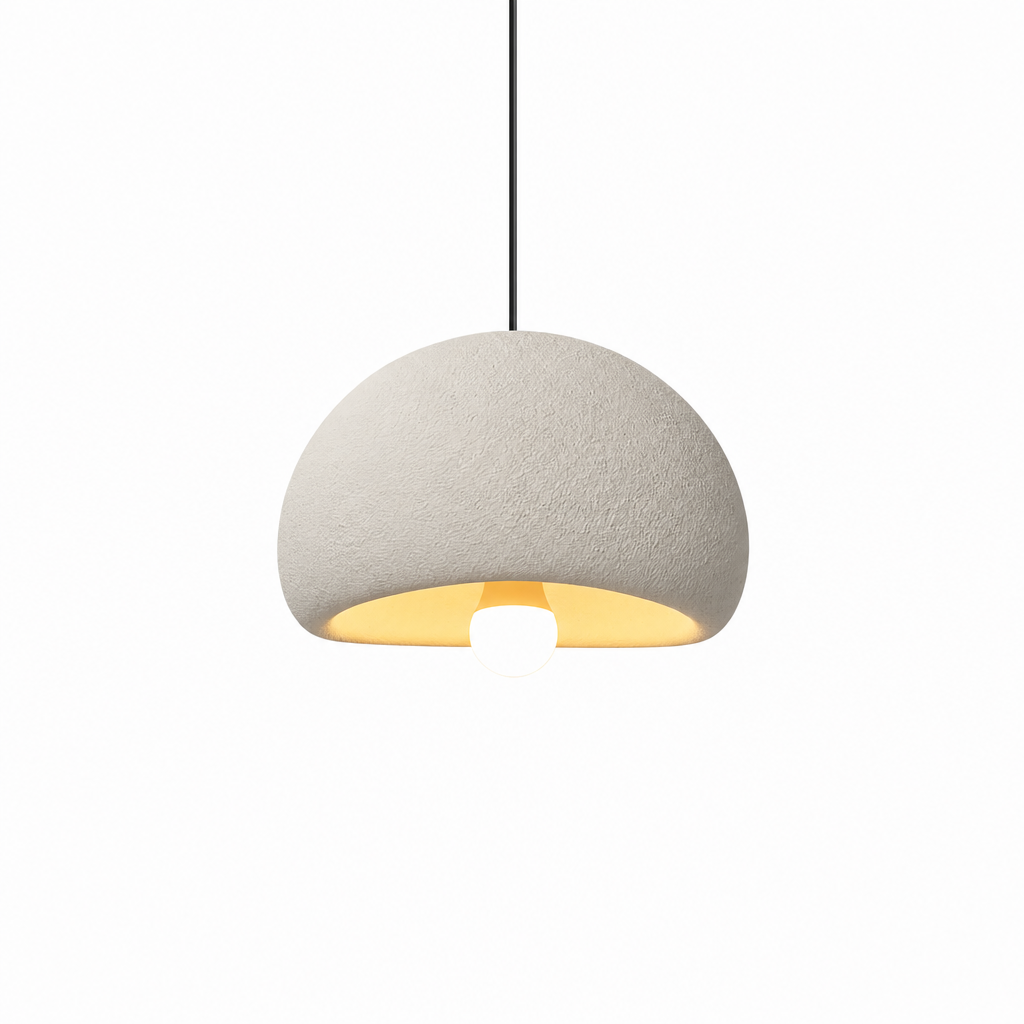 Modern Resin Pendant Light | Japanese Nordic Fusion | Matte Finish | For Bars & Restaurants | No Battery Needed