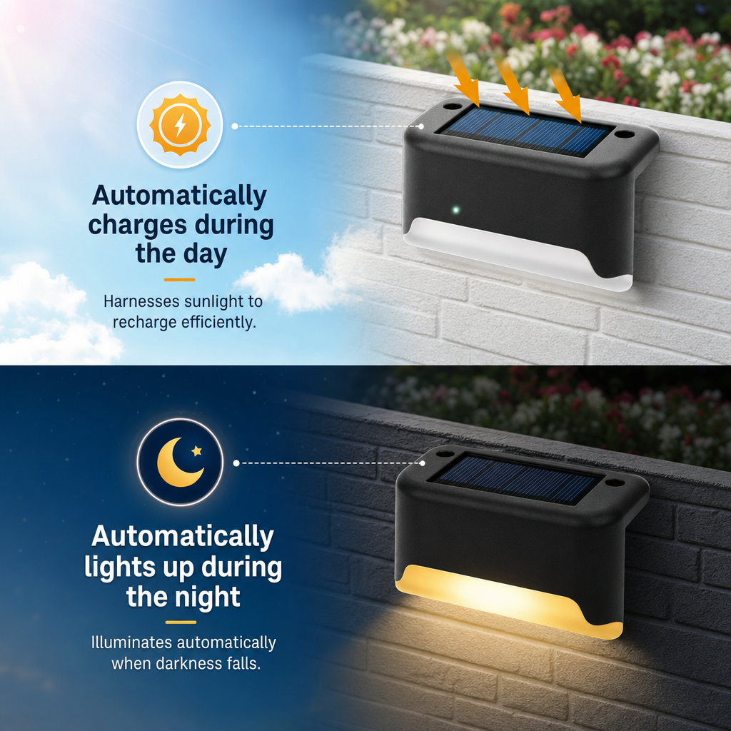 Solix | Elegante Draadloze Solar Wandlamp