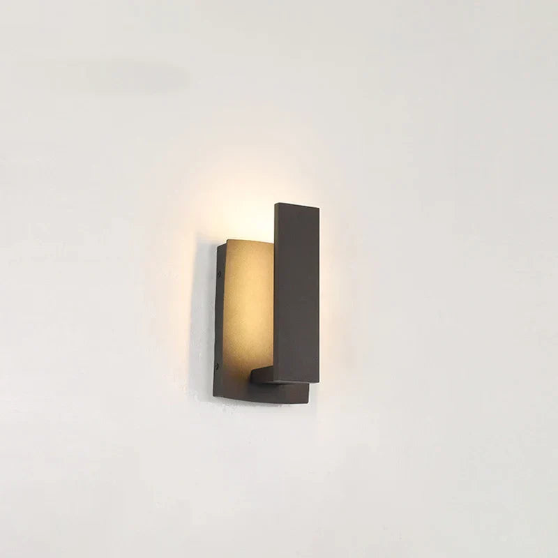 Luminara | Applique murale extérieure | Design minimaliste moderne en aluminium | LED économe en énergie | Résistant aux intempéries pour véranda ou