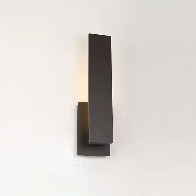 Luminara | Applique murale extérieure | Design minimaliste moderne en aluminium | LED économe en énergie | Résistant aux intempéries pour véranda ou