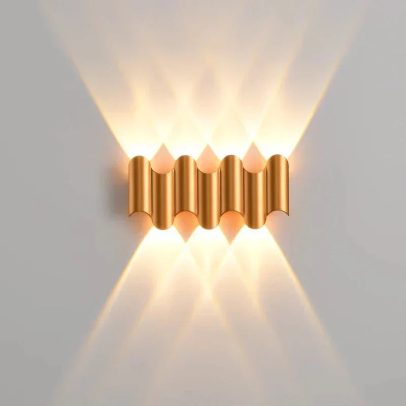 WeatherGuard | Lampa zewnętrzna z aluminium | Wodoodporna lampa ścienna LED | Nowoczesny design | Nadaje się na taras i do ogrodu | Dostępna w