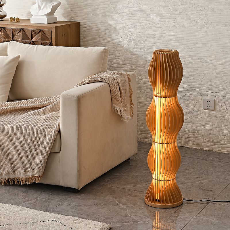 Celso | Modernes Design | Wellenförmige Stehlampe | Hohe Qualität | Effektive Beleuchtung | Wohnzimmer | Schlafzimmer | Langlebige