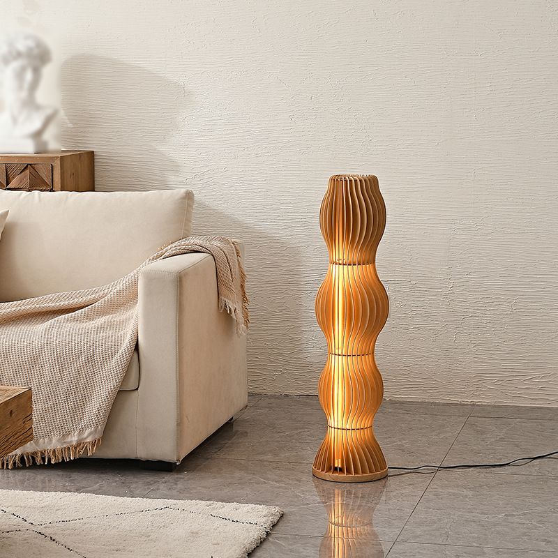 Celso | Modernes Design | Wellenförmige Stehlampe | Hohe Qualität | Effektive Beleuchtung | Wohnzimmer | Schlafzimmer | Langlebige