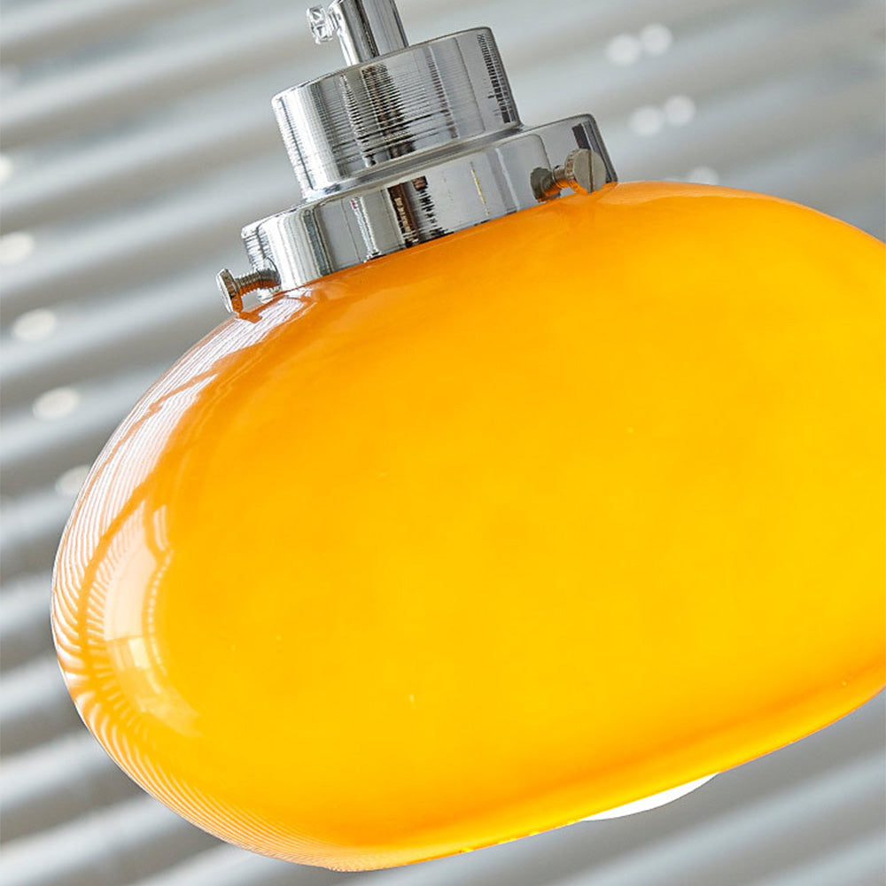 Bauhaus inspirierte Glaspendelleuchte | Verstellbare Länge | CE- und UL-zertifiziert | Vintage-Stil | Perfekt für Flur, Esszimmer, Wohnzimmer,