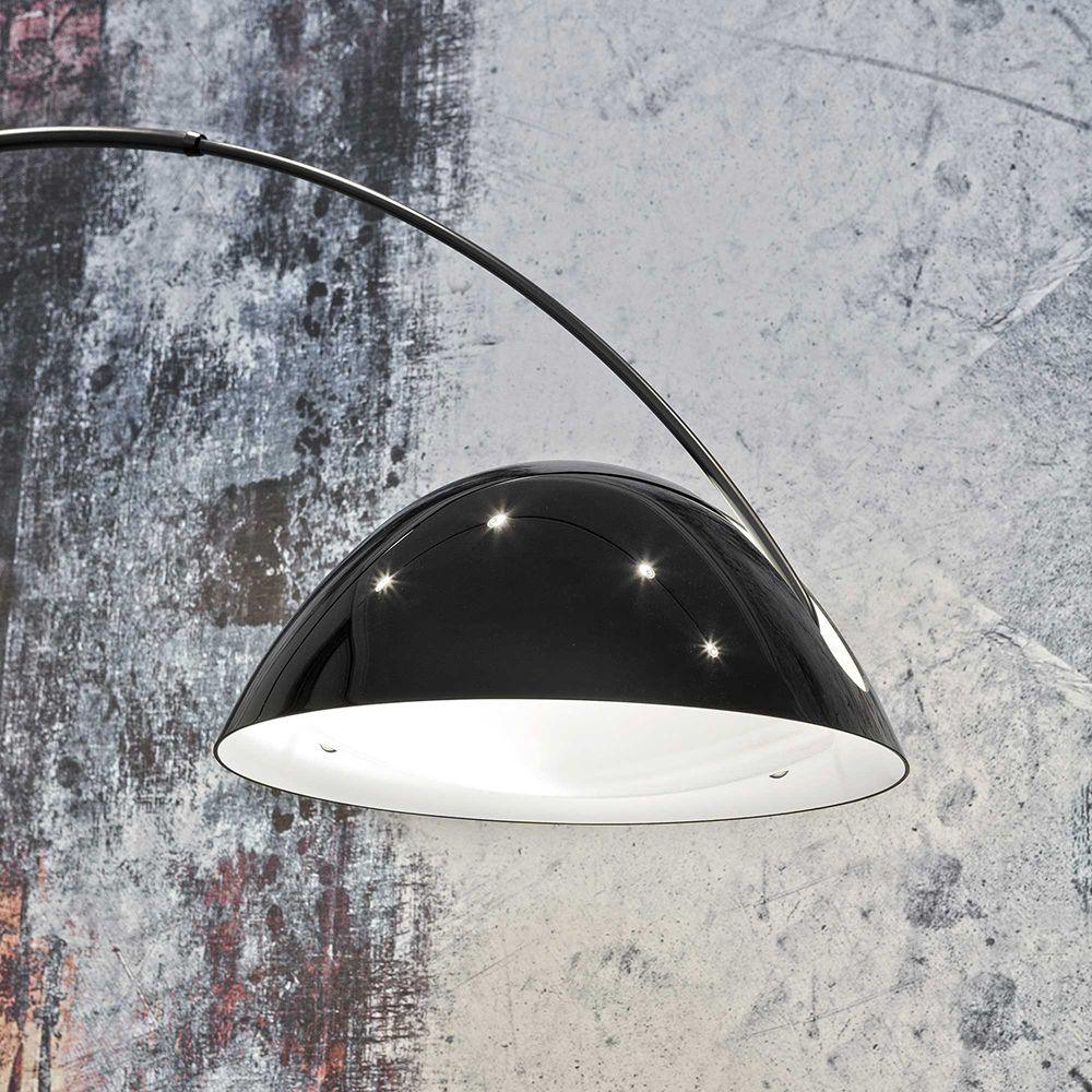 Skandinavische Stehlampe | Flexibler Rotierender Schirm | Schlankes Metall-Design | LED/Edison Kompatibel | UL, ETL, CE Zertifiziert | Verstellbarer