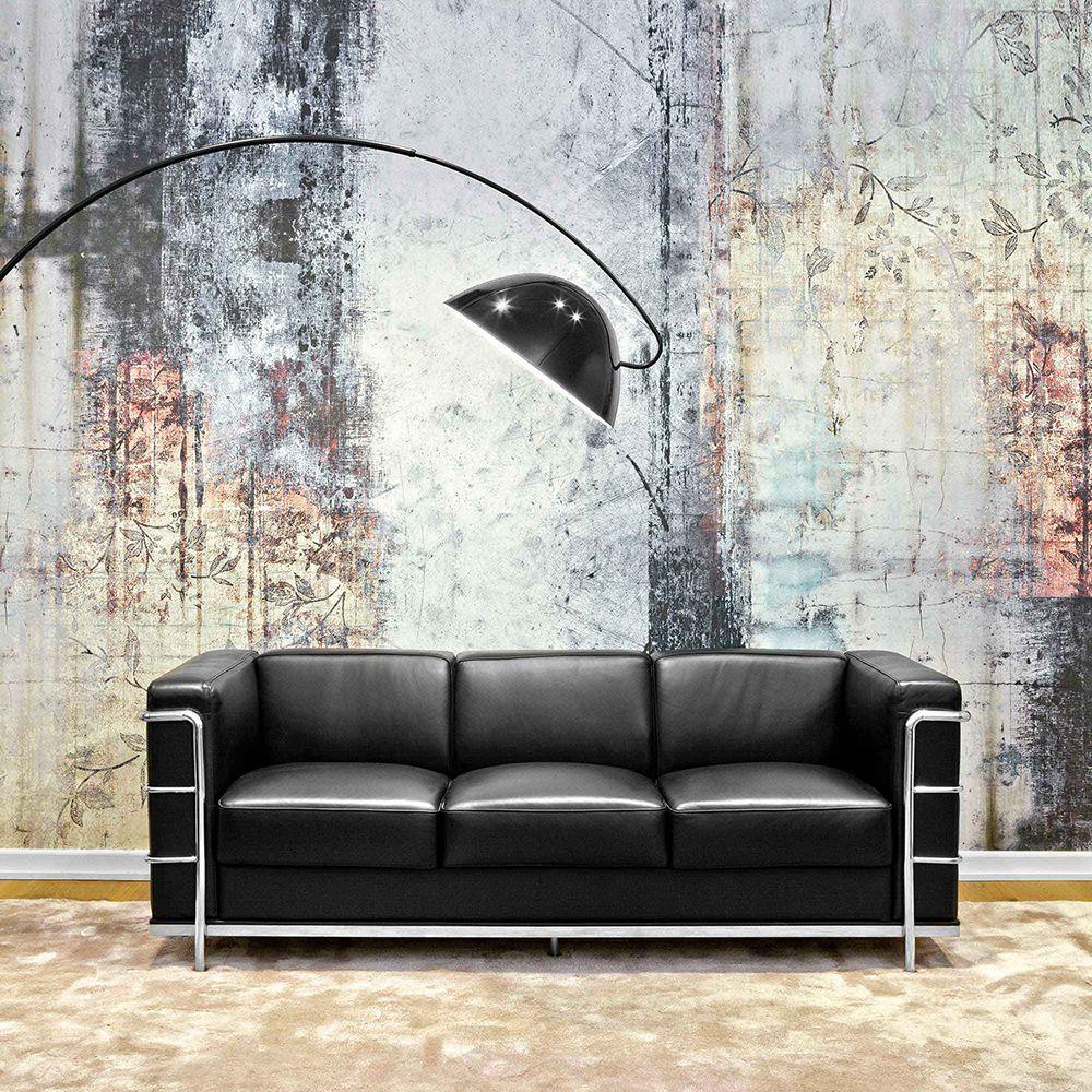 Skandinavische Stehlampe | Flexibler Rotierender Schirm | Schlankes Metall-Design | LED/Edison Kompatibel | UL, ETL, CE Zertifiziert | Verstellbarer