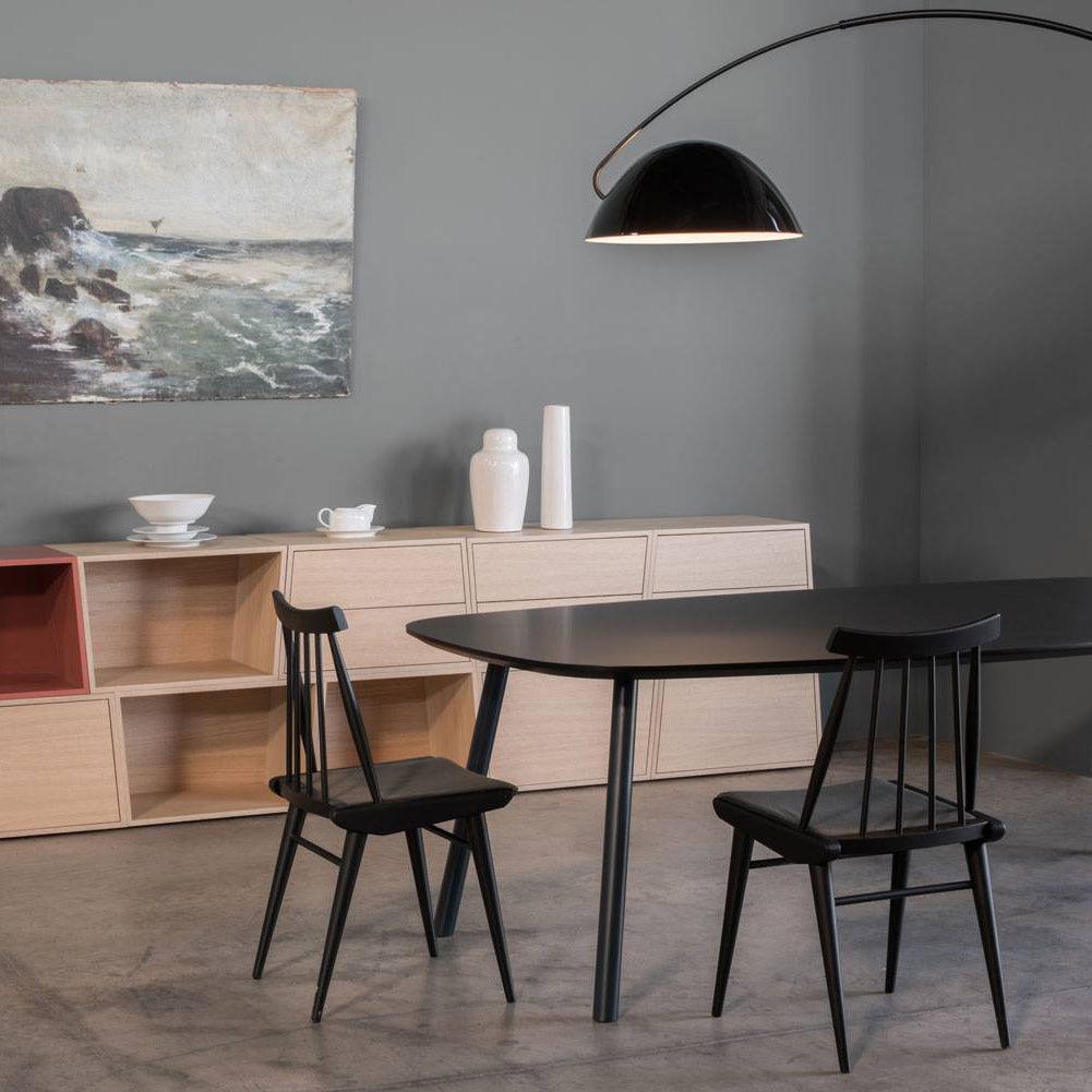 Skandinavische Stehlampe | Flexibler Rotierender Schirm | Schlankes Metall-Design | LED/Edison Kompatibel | UL, ETL, CE Zertifiziert | Verstellbarer