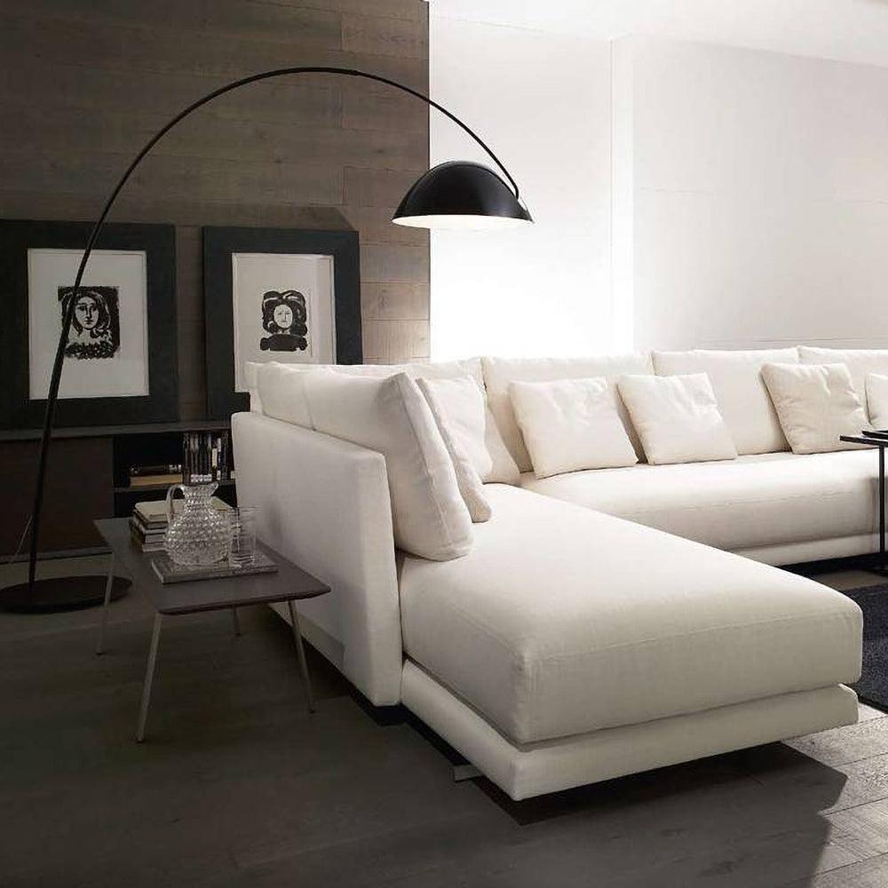 Skandinavische Stehlampe | Flexibler Rotierender Schirm | Schlankes Metall-Design | LED/Edison Kompatibel | UL, ETL, CE Zertifiziert | Verstellbarer