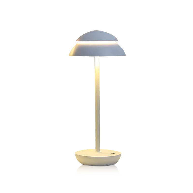 IllumiTouch | Trådlös bordslampa | Uppladdningsbar | Dimbar LED | Modern design | 3000K varmvit | 15x34 cm | ABS-fibermetall | Lång batteritid | Perfekt för hemmet, kontoret och utomhusbruk | Vattentät
