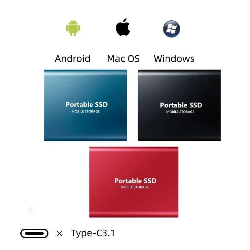 FusionElite | Kompakt højhastigheds ekstern SSD med USB3.1 | Robust design | Universel kompatibilitet | Lynhurtig dataoverførsel | Udvidet lagerkapacitet