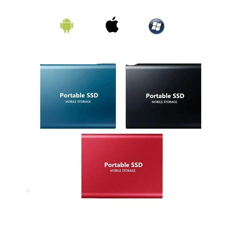 128TB SSD Disk | Ekstrem Hastighed | Kompakt og Holdbar | Aluminiums Kabinet | Ultrasnabb Dataoverførsel | Kompatibel med Flere Enheder | Sikker Lagring | Sølv Design