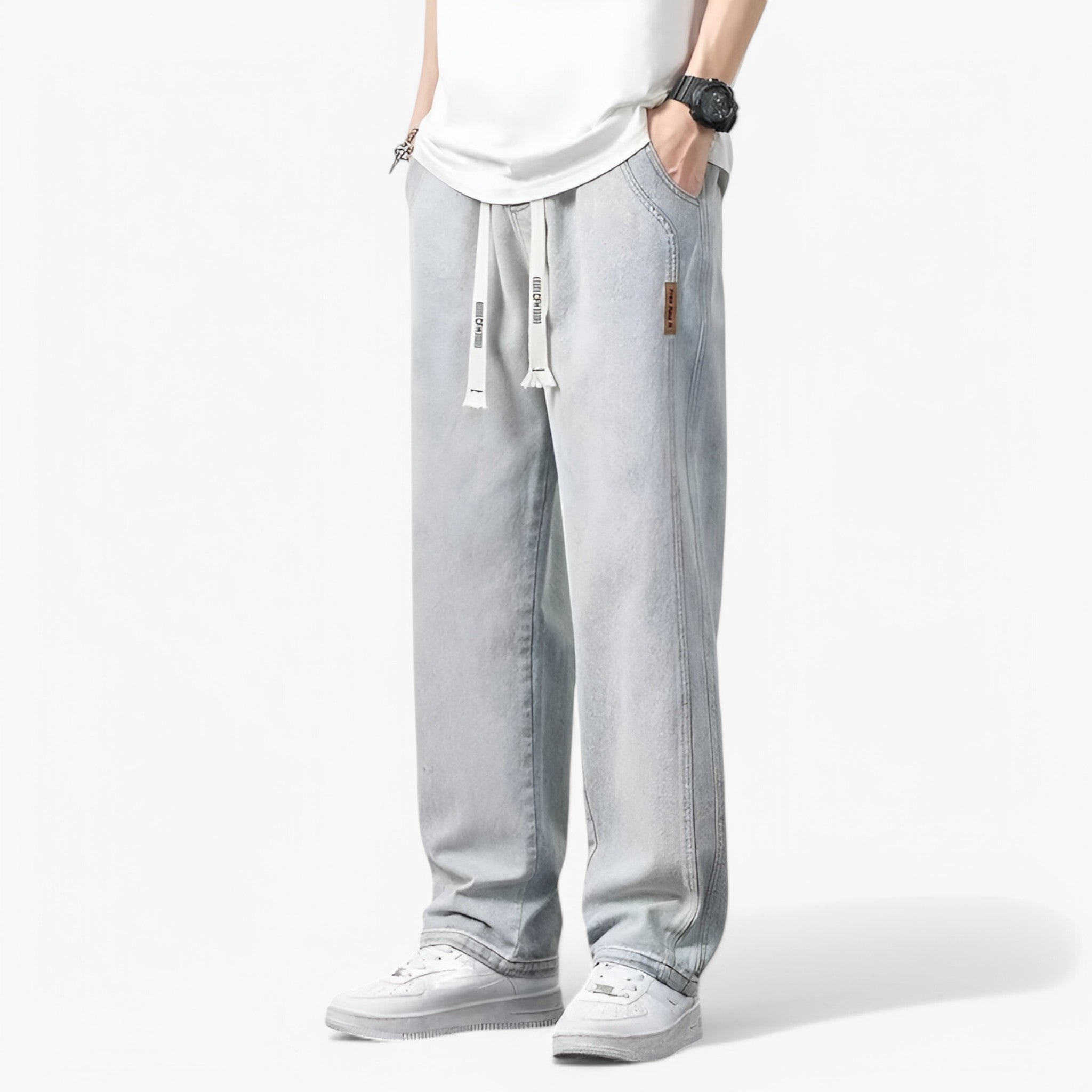Jace | Denimbukser med brede ben - Trendy og komfortable