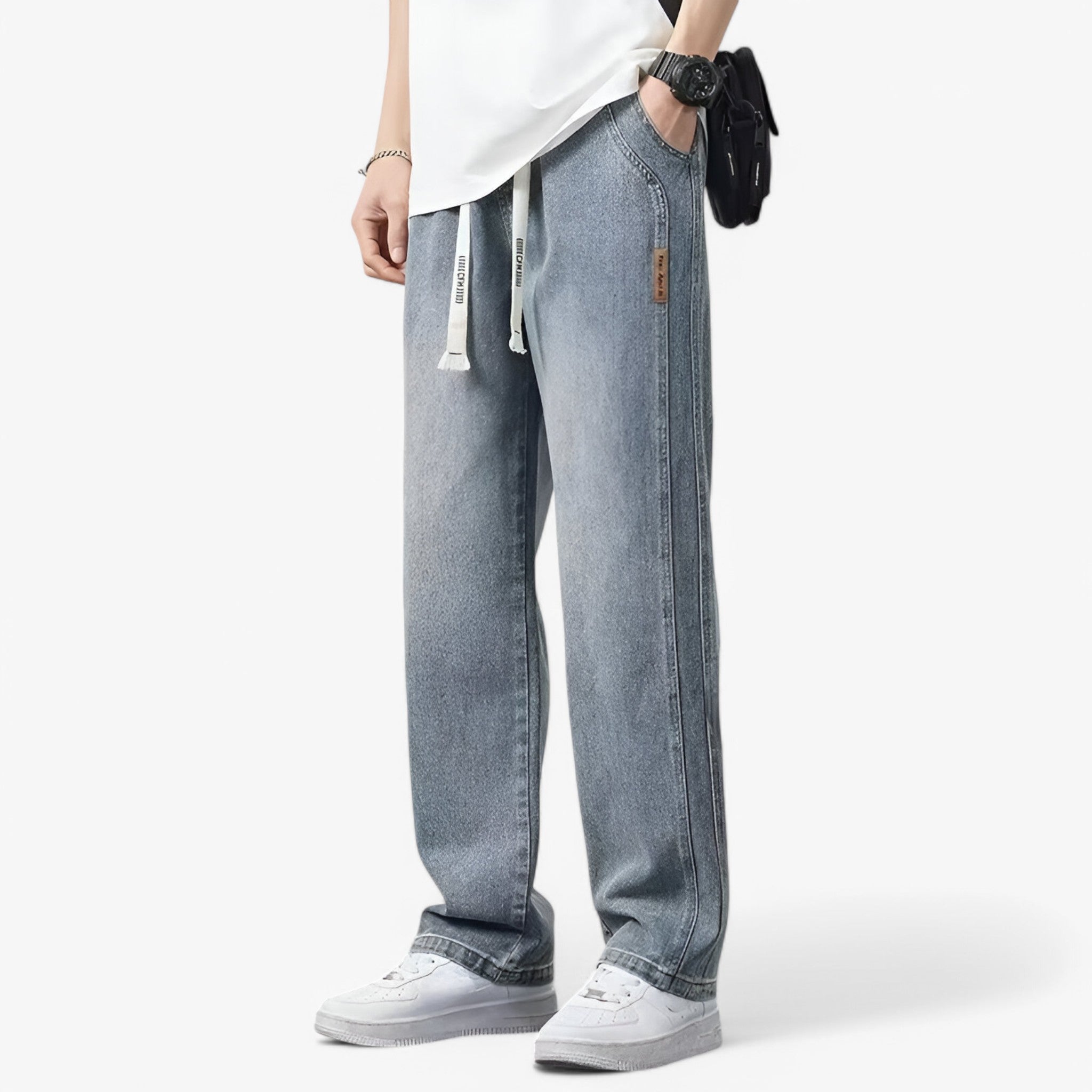 Jace | Denimbukser med brede ben - Trendy og komfortable