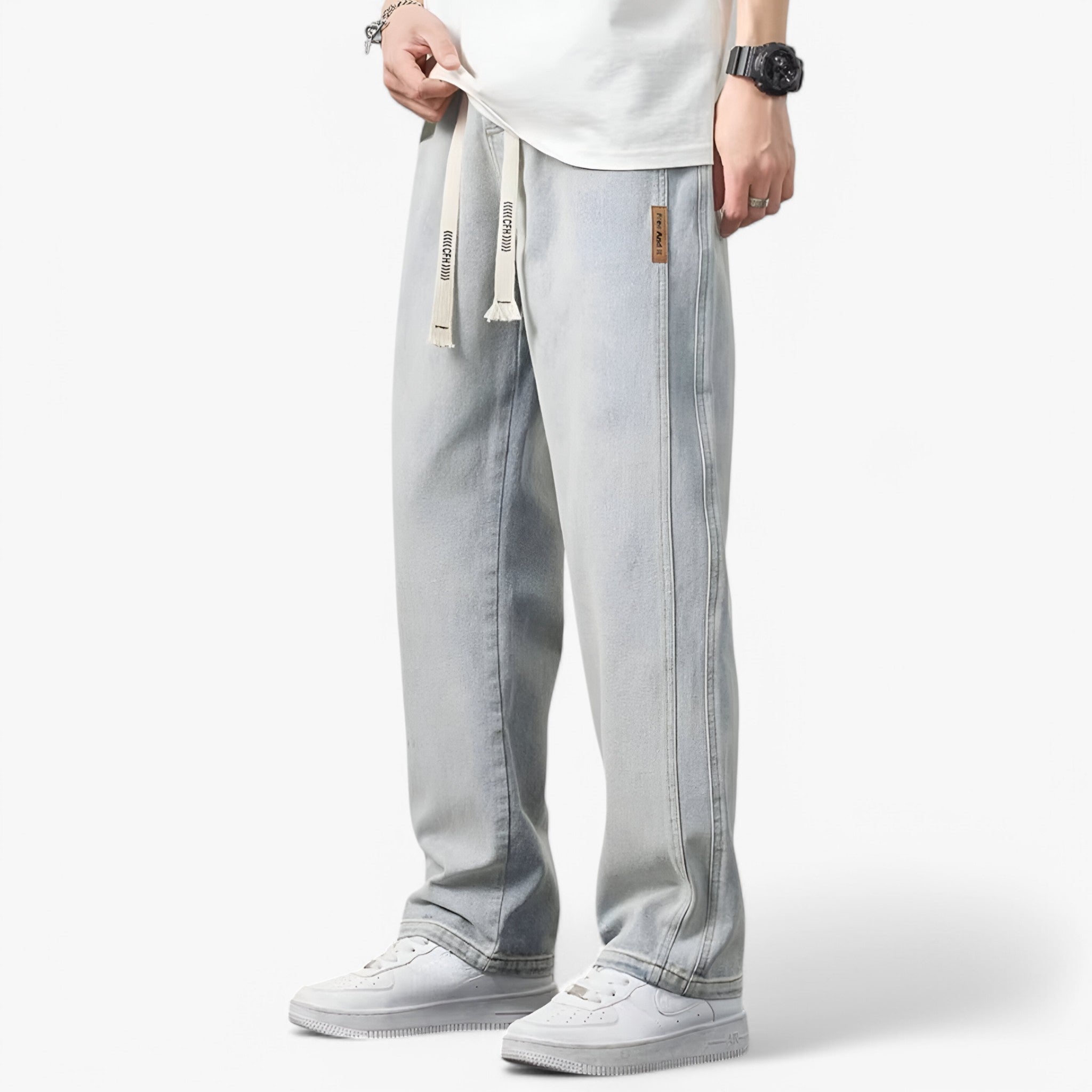 Jace | Denimbukser med brede ben - Trendy og komfortable