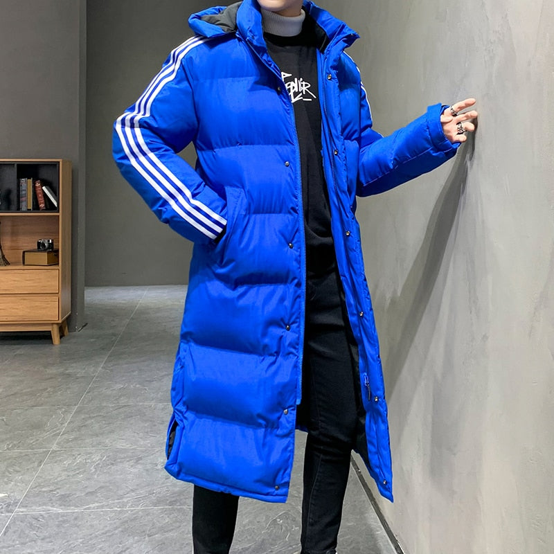 Lang Calvin jakke | Vinter med hætte | Stilfuldt design til kold vejr | Komfort og varme | Tidløs model