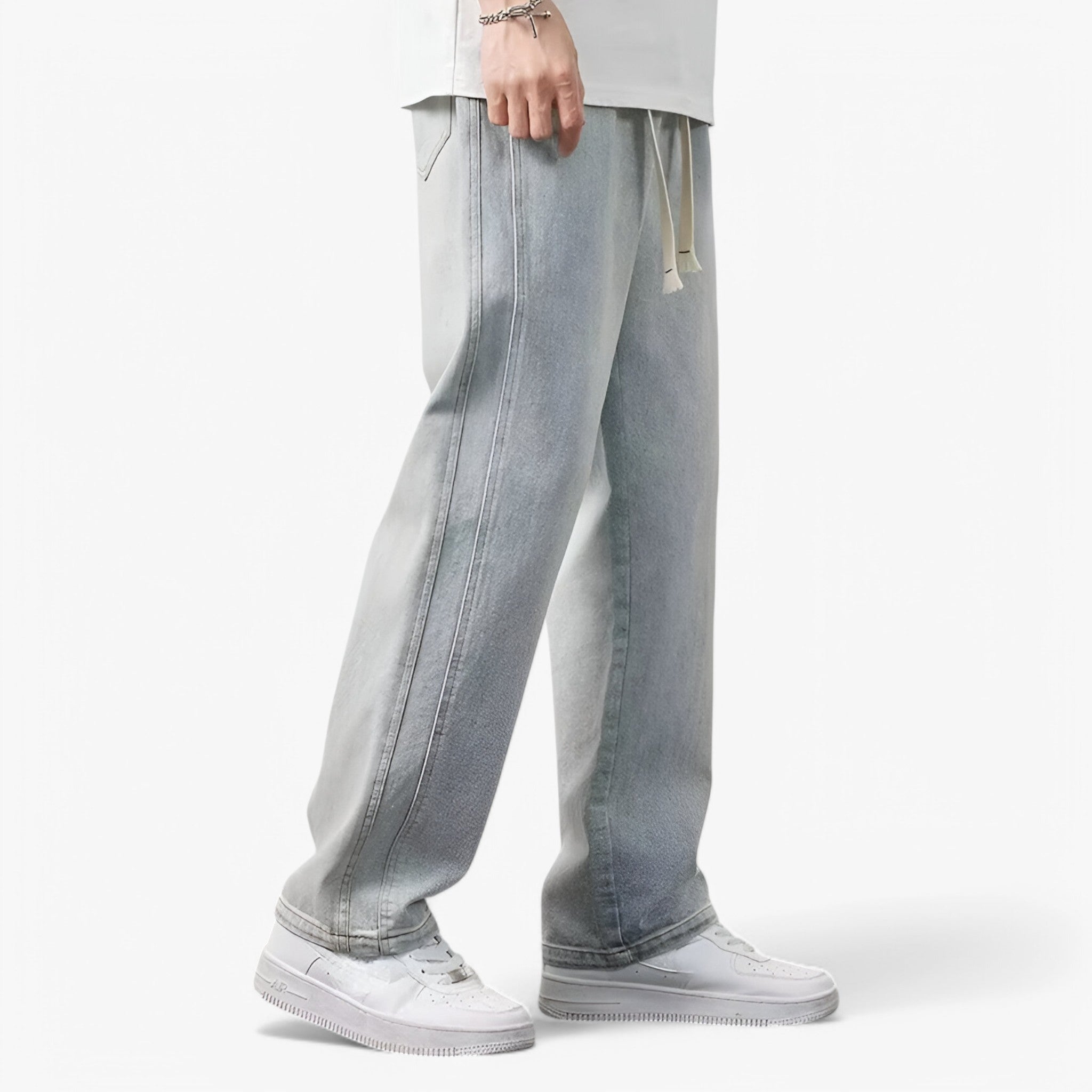 Jace | Denimbukser med brede ben - Trendy og komfortable