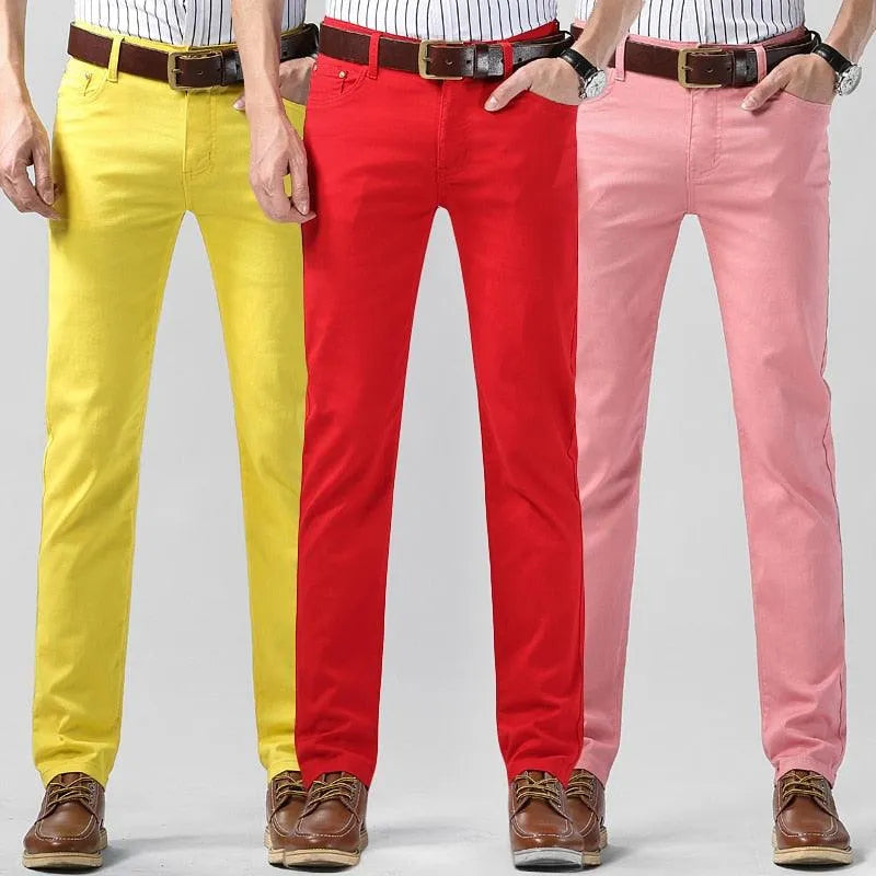 Emiiano - Pantalons colorés tendance pour homme - Visconte