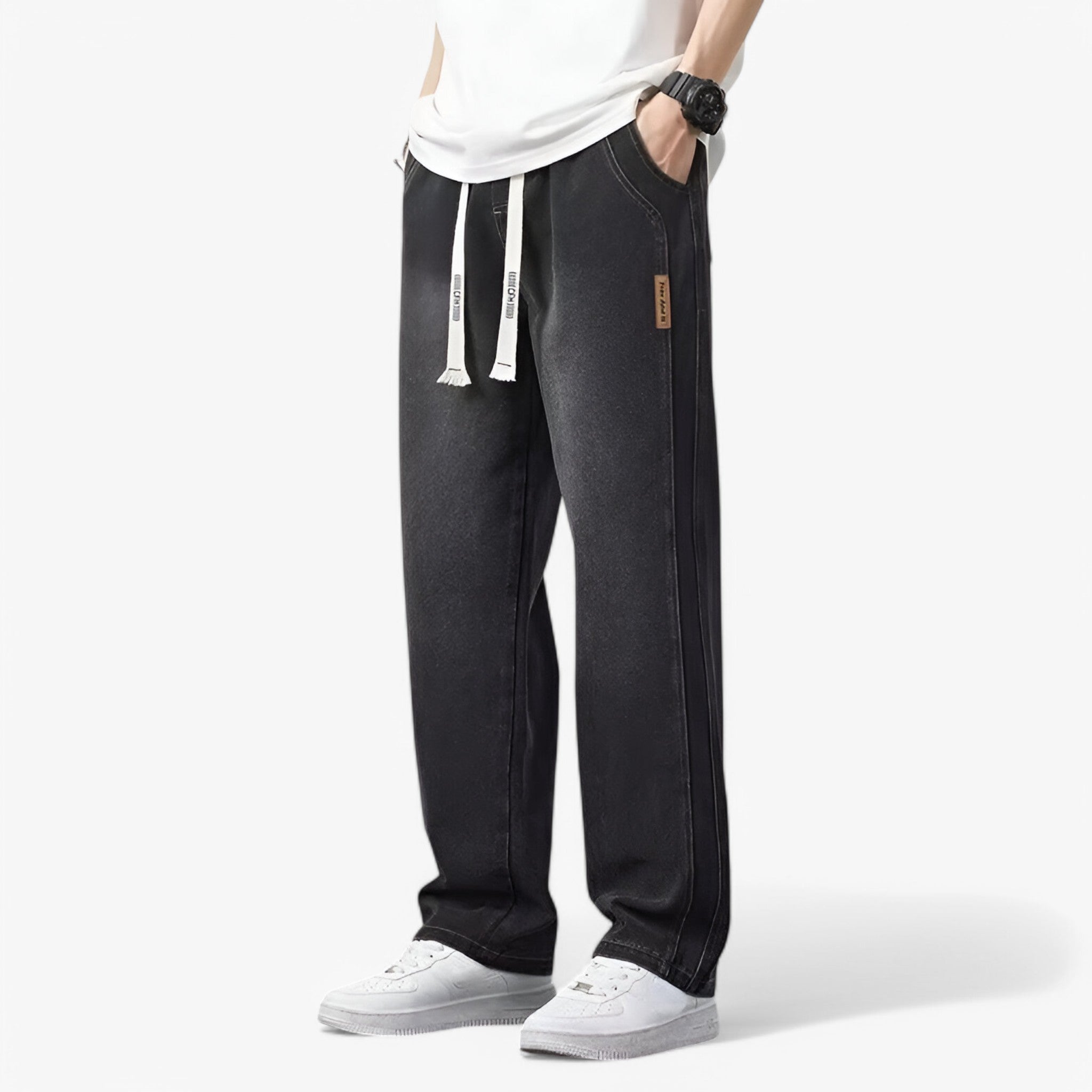Jace | Denimbukser med brede ben - Trendy og komfortable
