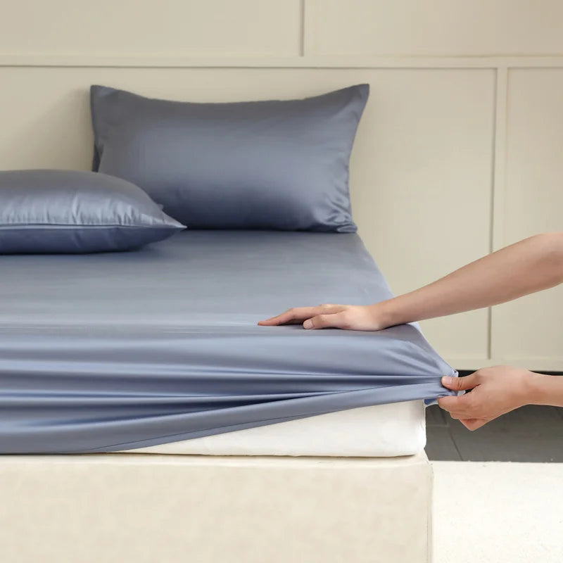 PureSilk | Lagen i Mulberry Silke | Naturligt Kølende og Blødt Sengelinned | Eksklusiv Luksus | Perfekt Pasform og Stil | Fugttransporterende og Hudvenlig Sovekomfort | Elegante Farver | Hjem og Indretning