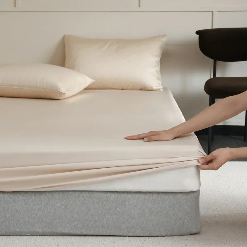 PureSilk | Lagen i Mulberry Silke | Naturligt Kølende og Blødt Sengelinned | Eksklusiv Luksus | Perfekt Pasform og Stil | Fugttransporterende og Hudvenlig Sovekomfort | Elegante Farver | Hjem og Indretning