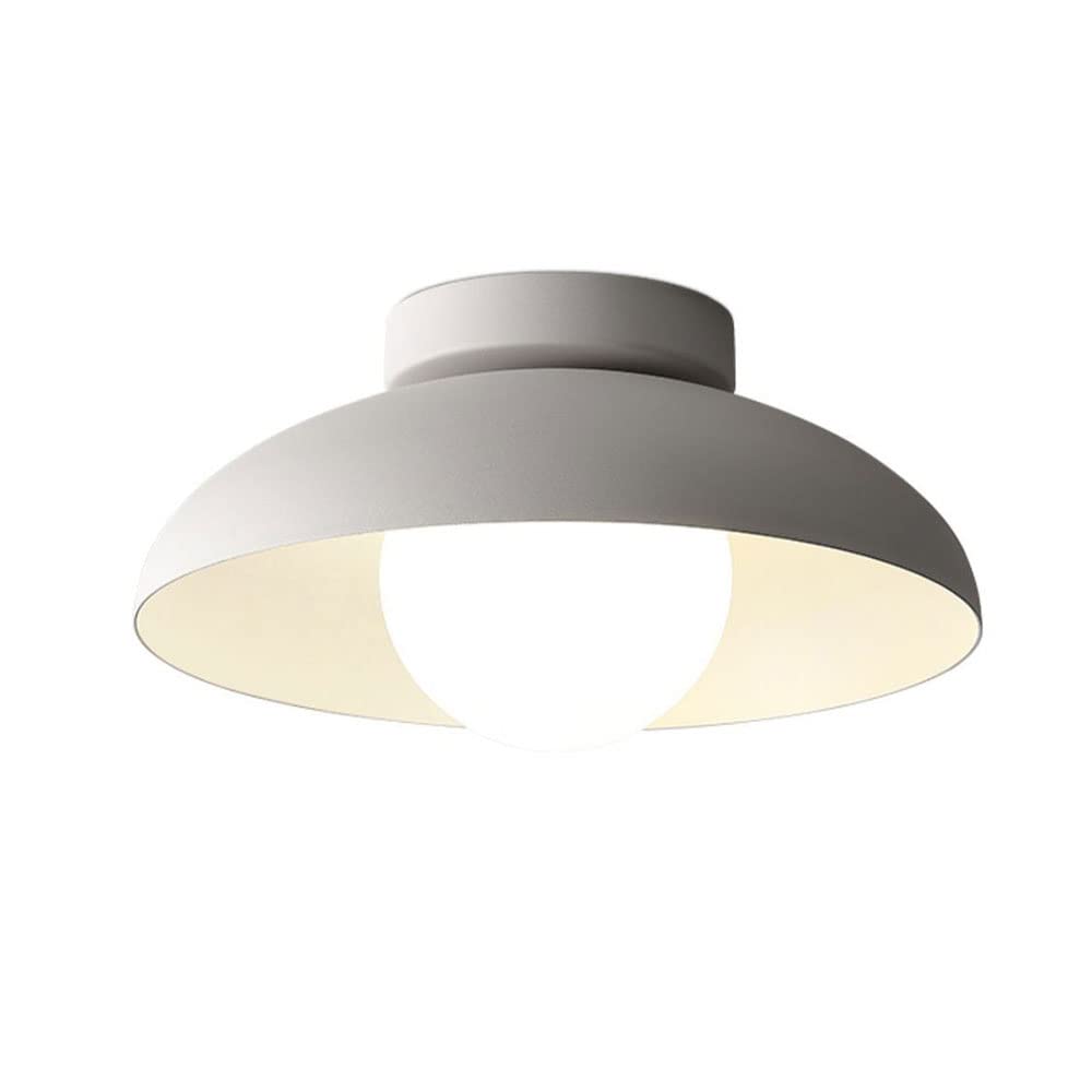 Moderne | Éclairage de plafond en fer | Design semi-encastré | Source lumineuse G9 | 28 cm de diamètre | Tension 110V-120V | Pour pièces sèches